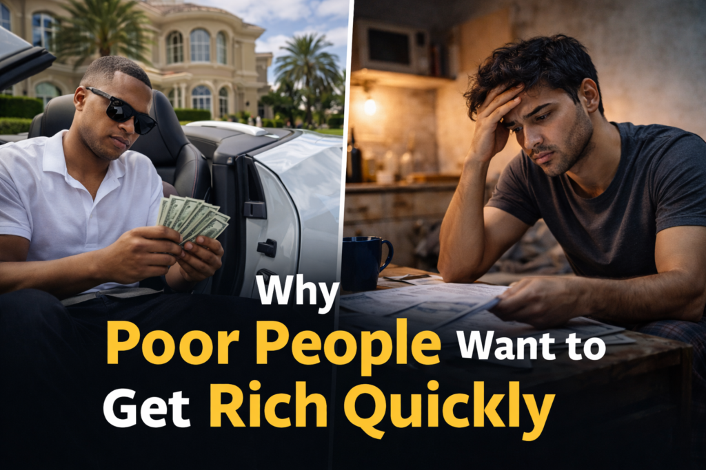 Why Poor People Want to Get Rich Quickly. The Real Reasons No One Talks About