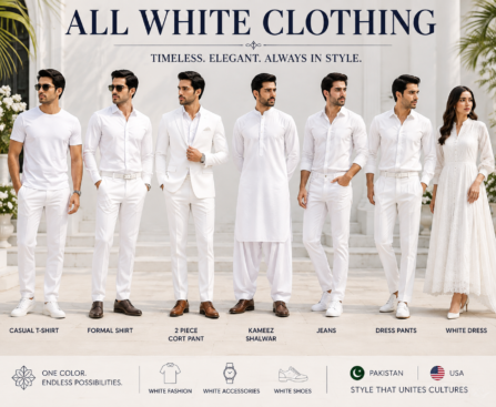 All White Clothing